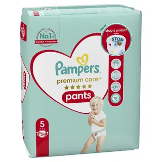 Pampers pants premium VP 5 junior 12-17kg 34kom ,A030408