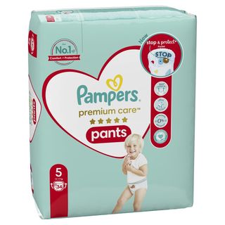 Pampers pants premium VP 5 junior 12-17kg 34kom ,A030408
