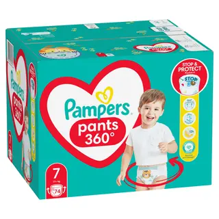 Pampers pants pelene MB 7 extra large 17kg+ 74kom ,A080480
