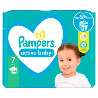 Pampers  pelene active Jumbo 7ex.large 15kg+ 44kom,A035056
