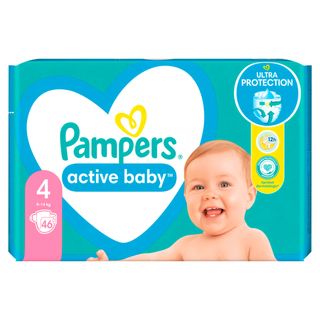 Pampers  pelene active baby VPM 4 9-14kg 46kom ,A080477