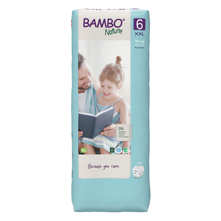 Bambo pelene Nature 6 extra large 16+kg 40kom ,A038532