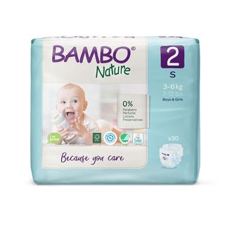 Bambo pelene Nature 2 mini 3-6kg 30kom ,A038528