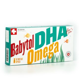 4U Pharma Babytol DHA Omega twist off, 30 kapsula,A050077