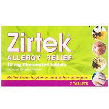 Zirtek Allergy Relief * 7 Tabs