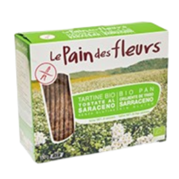 Tostas Estaladiças Trigo Sarrac. Bio S.Glúten 150Gr Le Pain Des Fleurs