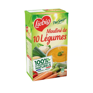 PurSoup Mouliné de 10 Légumes Brique 1L LieBig