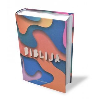 Biblija (platno šareno/srebro uvez)