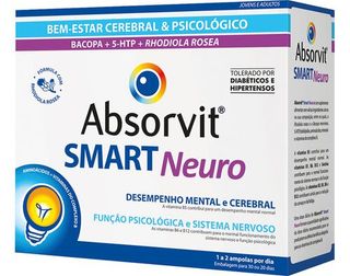 SUPLEMENTO ABSORVIT SMART NEURO 30 AMPOLAS