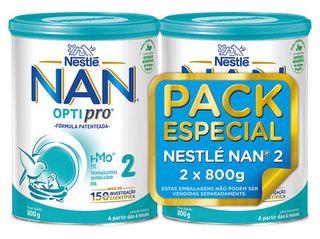 LEITE NAN 2 2X800 G PACK ESPECIAL