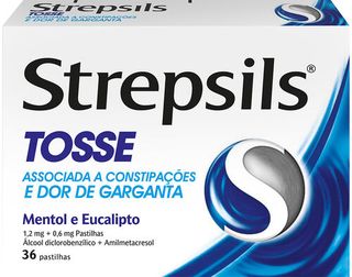 Strepsils , 1.2 mg + 0.6 mg 36 Unidade(s) Pastilhas