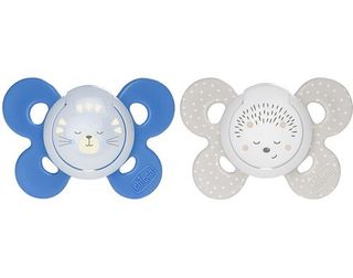 CHUPETA COMFORT CHICCO SILICONE AZUL 16-36MESES 2UN