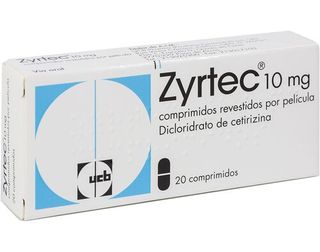 COMPRIMIDOS ZYRTEC 10MG 20UN