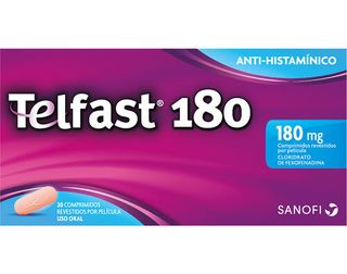 Telfast, 180 mg x 20 comprimidos