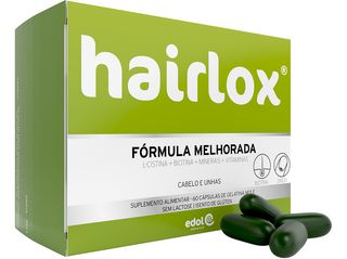 SUPLEMENTO HAIRLOX CABELO E UNHAS 60 CAPSULAS