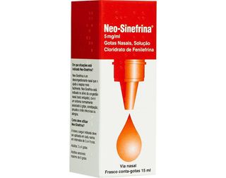 Neo-Sinefrina Adulto, 5 Mg/Ml-15 Ml Solução Nasal Conta-Gotas