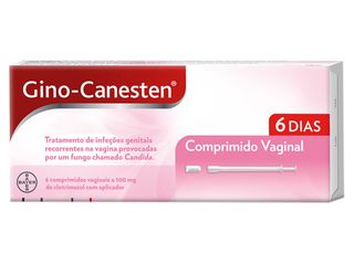 COMPRIMIDOS GINO CANESTEN VAGINAL 500MG 6UN