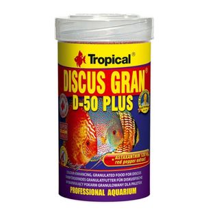 Tropical Discus Gran D-50 Plus comida granulada para peces disco 250 ml