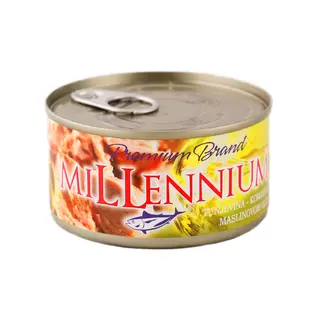 MILLENNIUM TUNJEVINA KOMADI U MAS. ULJU 185GR ATLANTIC PRIMA