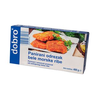 Panirani odrezak oslića 400g Dobro