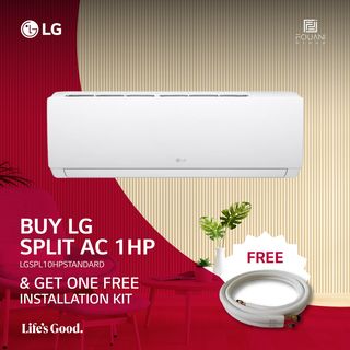 LG Split AC 1HP with Installation Kit