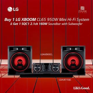 LG XBOOM CL65 950W Mini Hi-Fi System