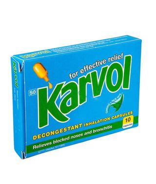Karvol Decongestant Inhalation Capsules, 10 Count