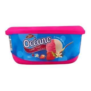 Crème Glacée Océano Vanille Fraise 1/2L