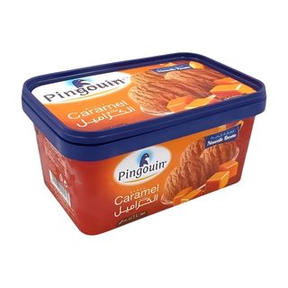 Glace Caramel Pingouin 1L