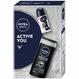 Набір подарунковий 1 шт Nivea Men Active you (Гель д/душу 250мл + Антиперспірант 50мл) к/уп