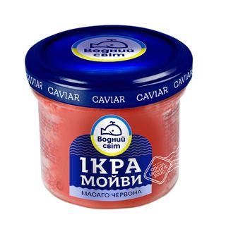 Ікра мойви Водний Світ Масаго червона 100г