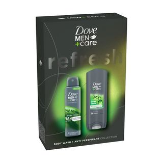 DOVE set muški refresh 2/1 kupka 250ml + deo sprej 150ml