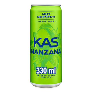 KAS Manzana Refresco con gas sabor Manzana Lata 330ml
