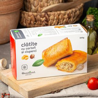 Clătite cu cartofi și ciuperci