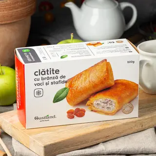 Clătite cu brînză de vaci și stafide