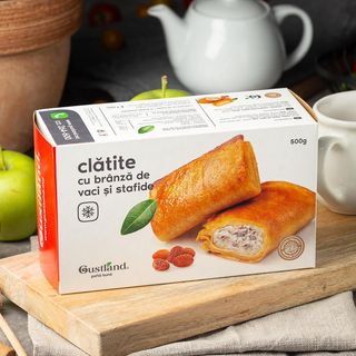 Clătite cu brînză de vaci și stafide