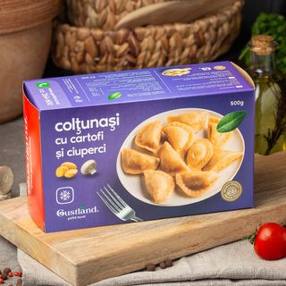 Colţunaşi cu cartofi și ciuperci