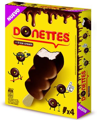 Donettes Helado 4X73Gr