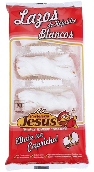 Pasteleria Jesus Lazos De Hojaldre Blanc