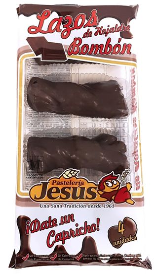 Pasteleria Jesus Lazos De Hojaldre Bombo