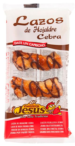 Pasteleria Jesus Lazos De Hojaldre Cebra