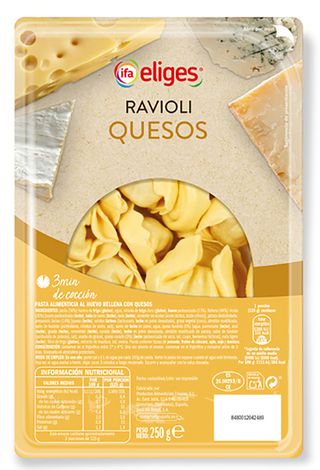 Eliges Ravioli Quesos 250Gr
