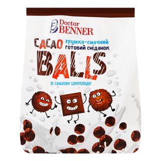 Готові сніданки DoctorBenner Кульки з какао 400г м/у