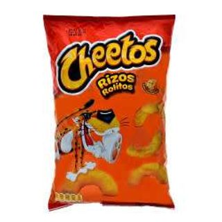 Chips soufflées apéritif saveur fromage Rizos Rolitos 100g - CHEETOS