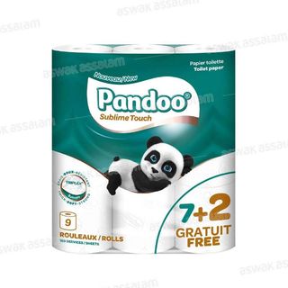 Papier Hygiénique 3 Plis 9 Rouleaux Pandoo