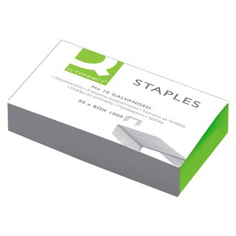 Q Connect Agrafos Nº.10 50 Folhas Embalagem de 1000 Agrafos [777756]