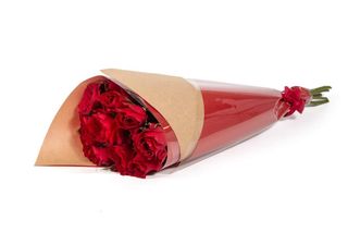 Bouquet de 10 roses rouges