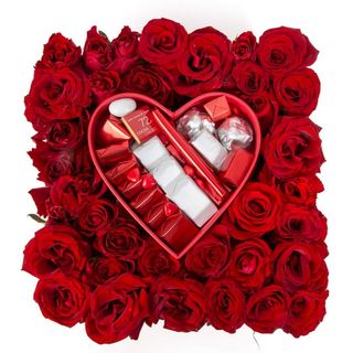 Choco Love - coffret de 300g chocolats et 30 roses rouges