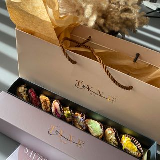 Coffret signature figues enrobées :8 pièces