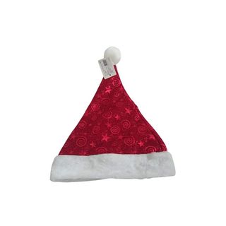 BONNET PÈRE NOEL ETOILE DE NEIGE 28X38 CM 0321054